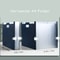 Modern White A4 Foldable Horizontal File Storage Box Expandable Desktop Folder With Multiple Pocket 1