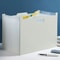 Modern White A4 Foldable Horizontal File Storage Box Expandable Desktop Folder With Multiple Pocket 7