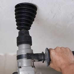 1pc black electric drill dust cover versatile hammer and impact drill dust collection bowl for ceiling punches
