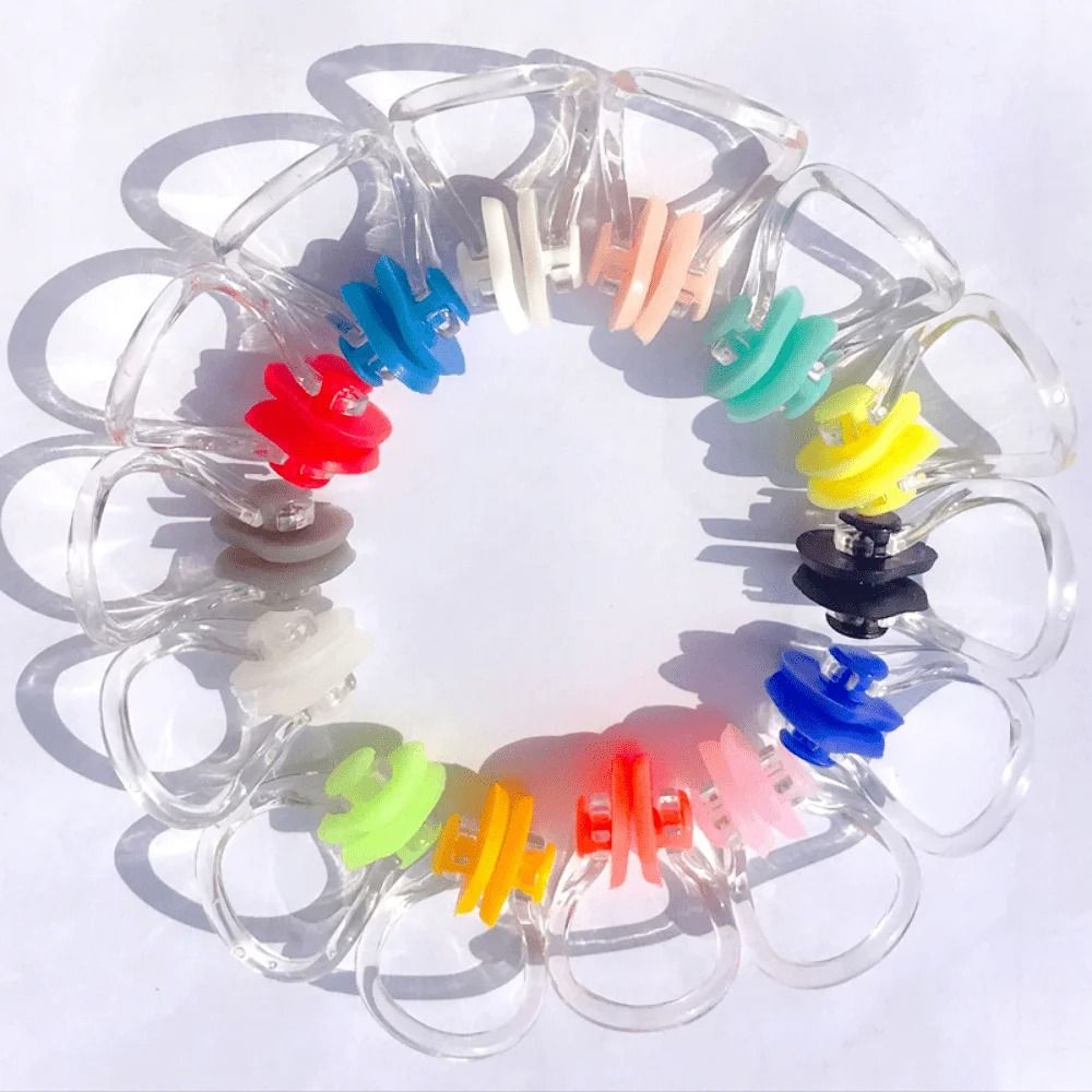 5 Multicolor Silicone Nose Clips Highquality Soft Reusable And Comfortable Fit For Swimming And Div 4