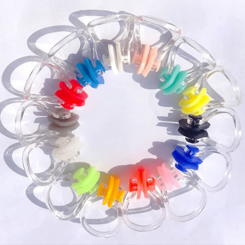 5 Multicolor Silicone Nose Clips Highquality Soft Reusable And Comfortable Fit For Swimming And Div 4