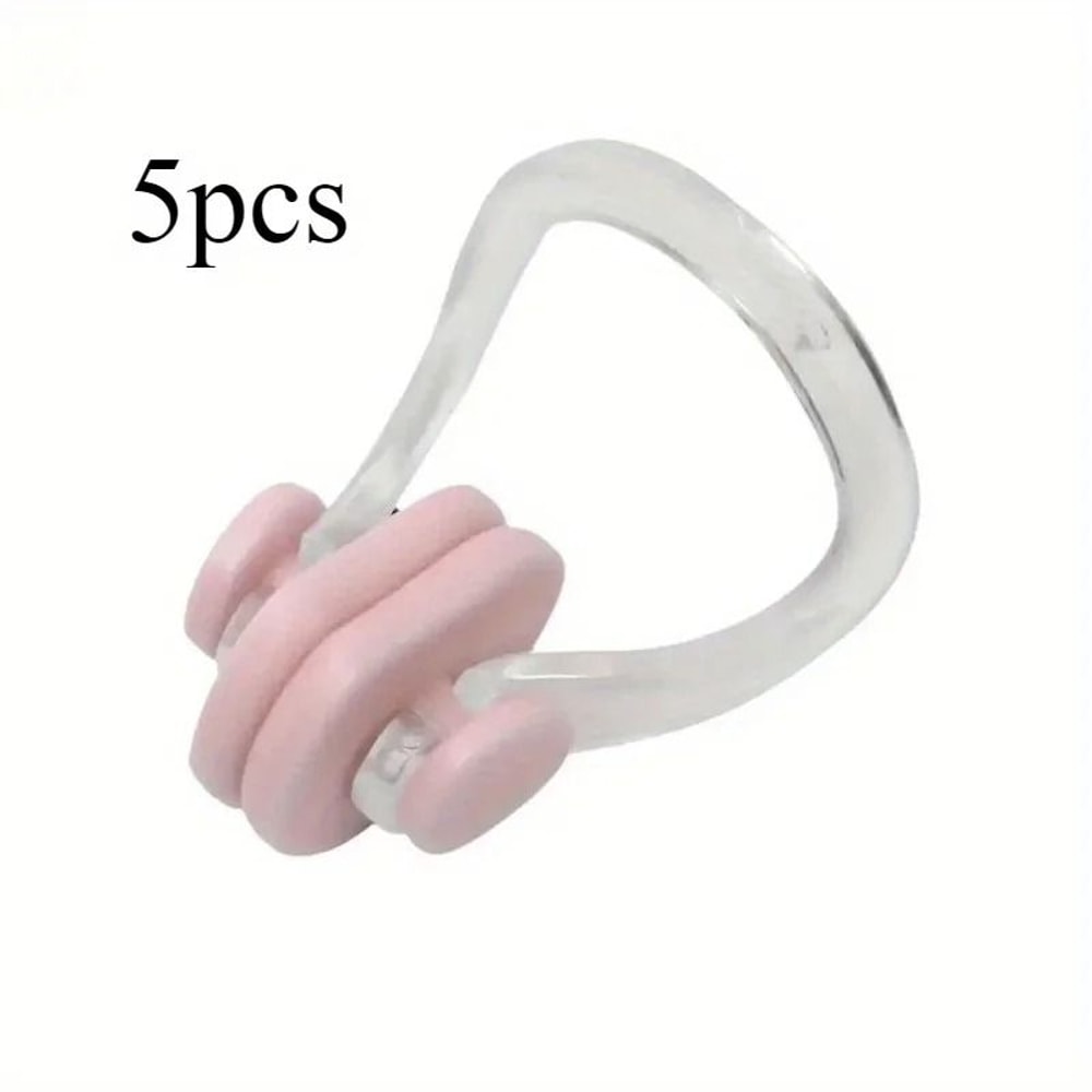 5 Multicolor Silicone Nose Clips Highquality Soft Reusable And Comfortable Fit For Swimming And Div 6
