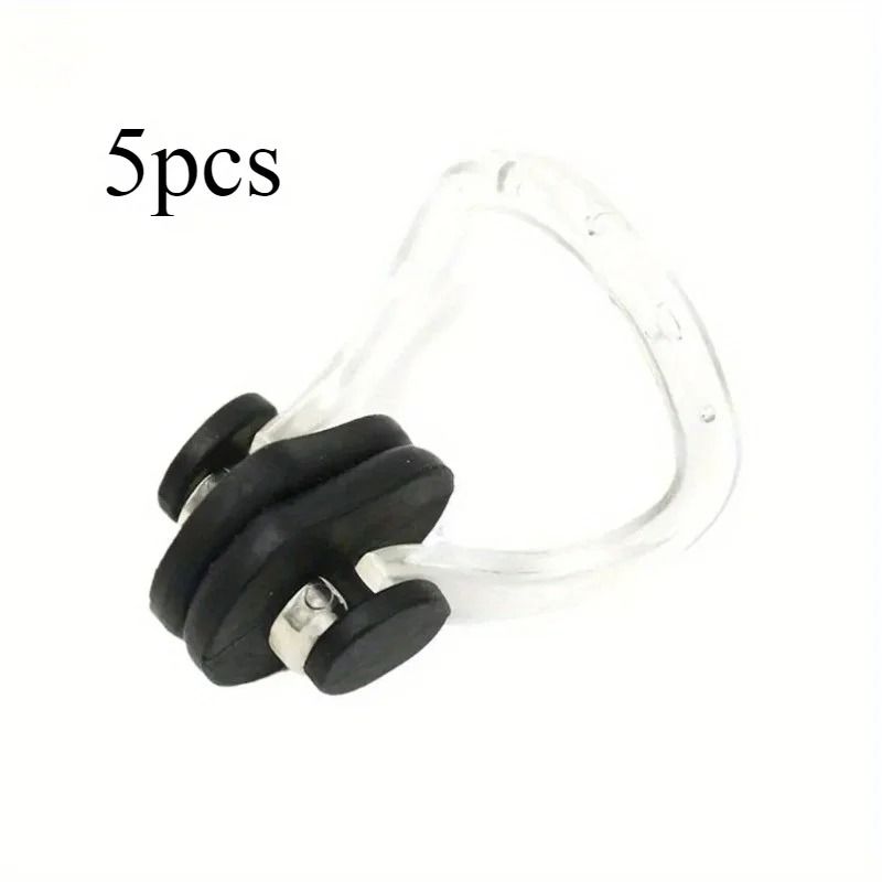 5 Multicolor Silicone Nose Clips Highquality Soft Reusable And Comfortable Fit For Swimming And Div 9