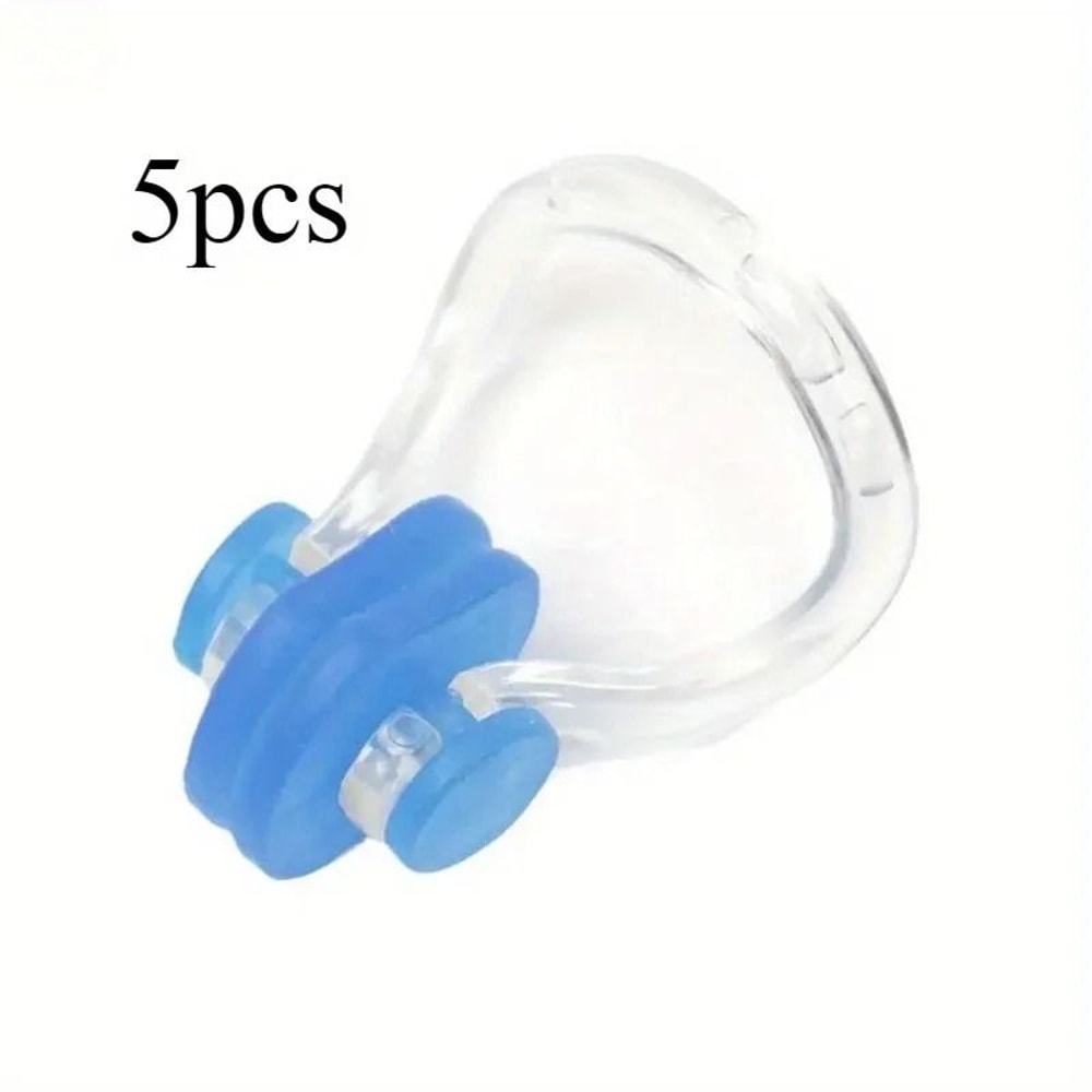 5 Multicolor Silicone Nose Clips Highquality Soft Reusable And Comfortable Fit For Swimming And Div 8