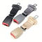 1pc Beige 23cm Seat Belt Extender Buckle Universal Car Connector Extender Adjustable Car Extension 3