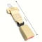 1pc Beige 23cm Seat Belt Extender Buckle Universal Car Connector Extender Adjustable Car Extension 6