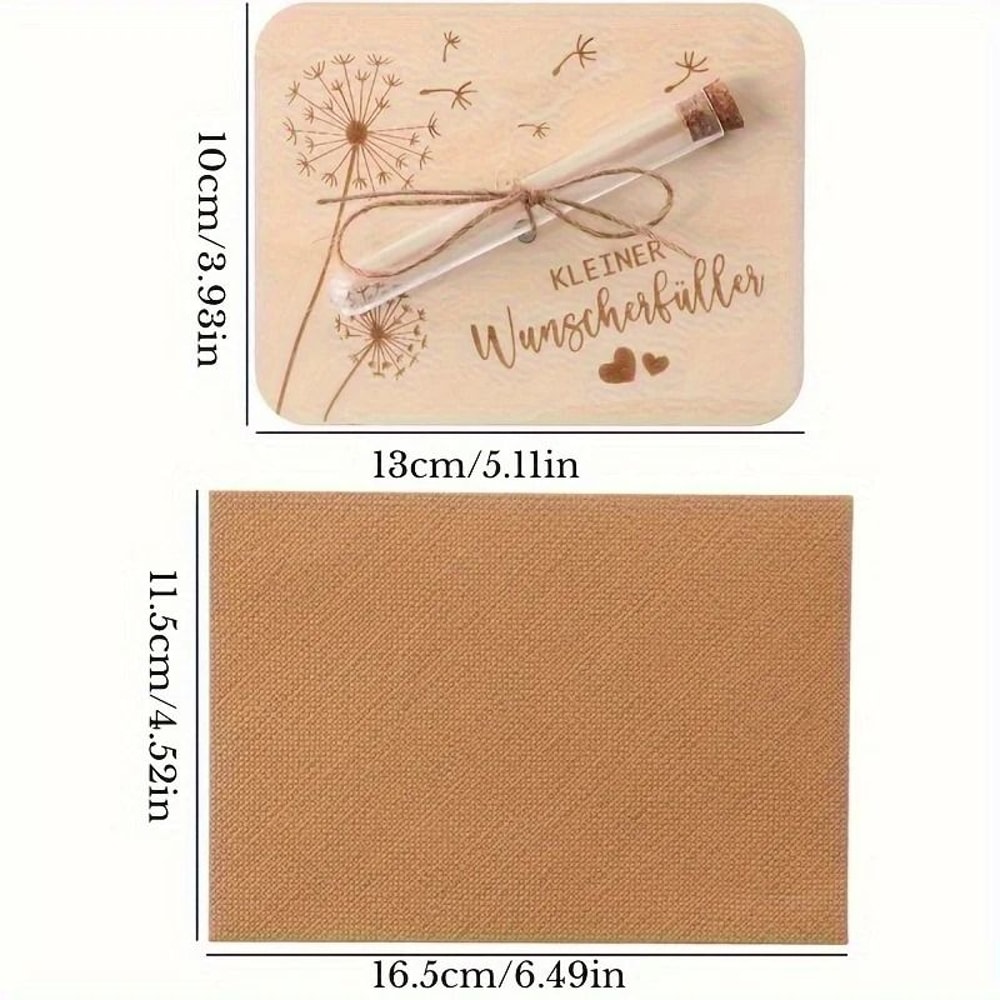 12 Set German Wishing Money Gift Packaging Fun Wooden Envelope For Christmas Birthday Wedding And T 2