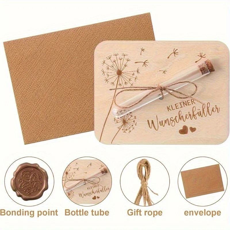 12 Set German Wishing Money Gift Packaging Fun Wooden Envelope For Christmas Birthday Wedding And T 4