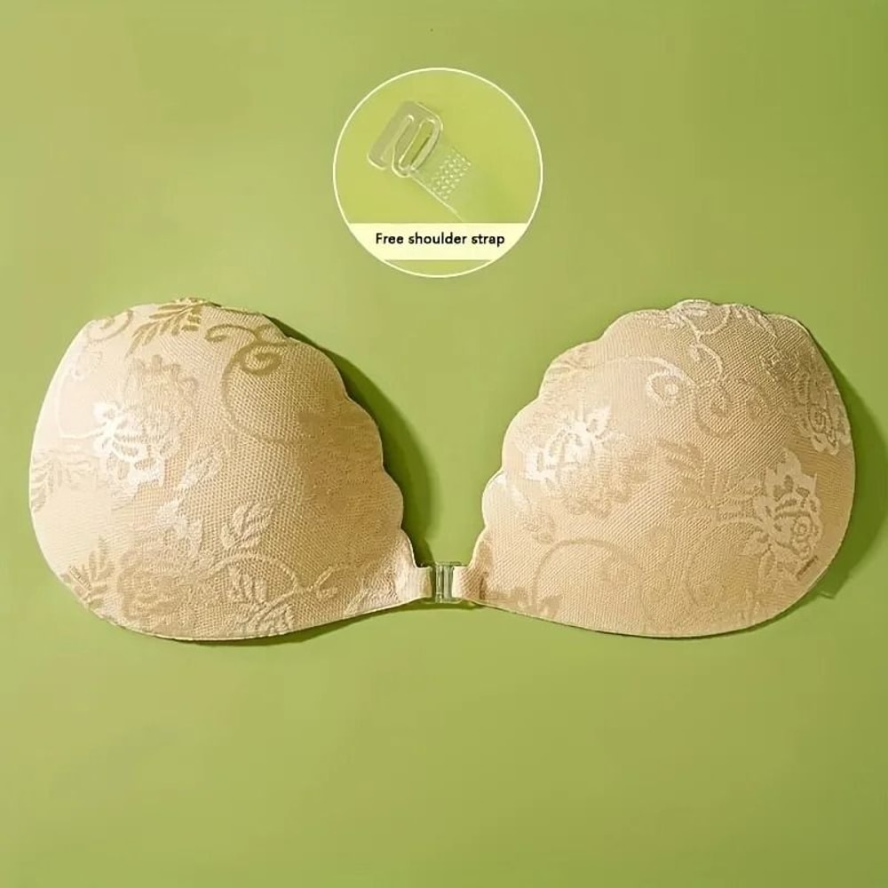 Womens Invisible Soft Elegant Strapless And Seamless PushUp Bra Elegant Support Underwear 6