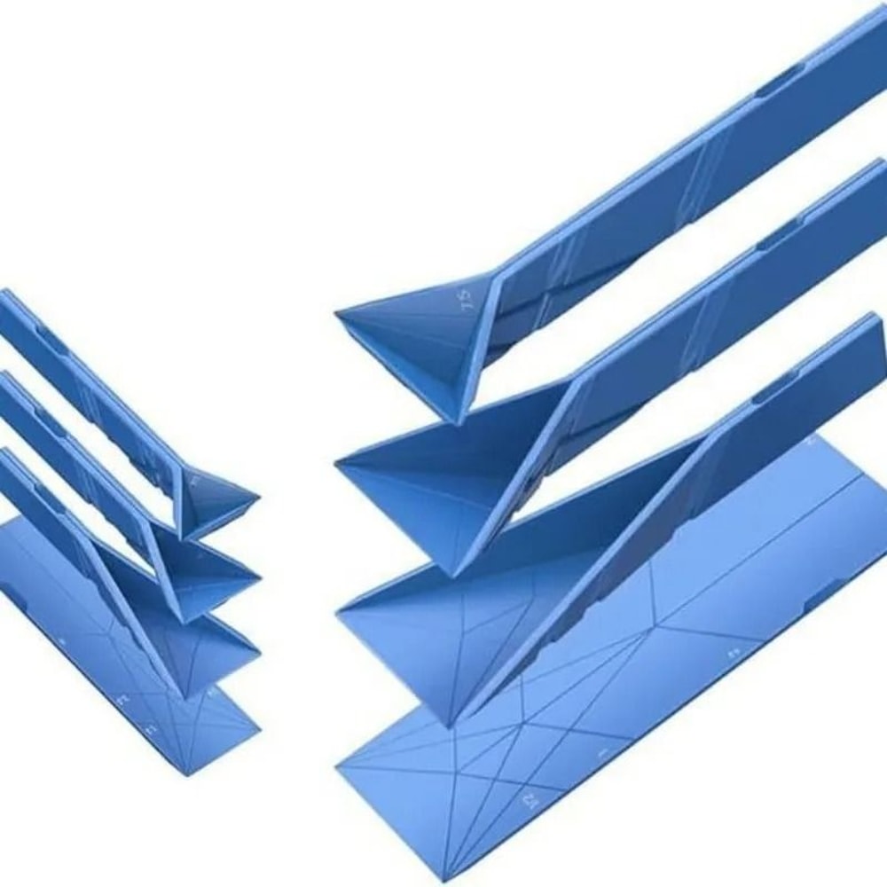 2PCS Magnetic Measuring Cup Set 3in1 Convertible Flat Design MultiSize Folding Kitchen Cooking Tool 8