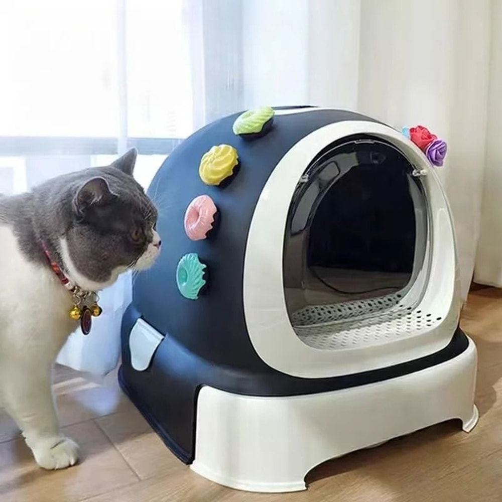 4 Pcs Pet Litter Box Deodorizing Donut Air Freshener Odor Eliminator For Cat Litter Boxes 2