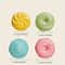 4 Pcs Pet Litter Box Deodorizing Donut Air Freshener Odor Eliminator For Cat Litter Boxes 4