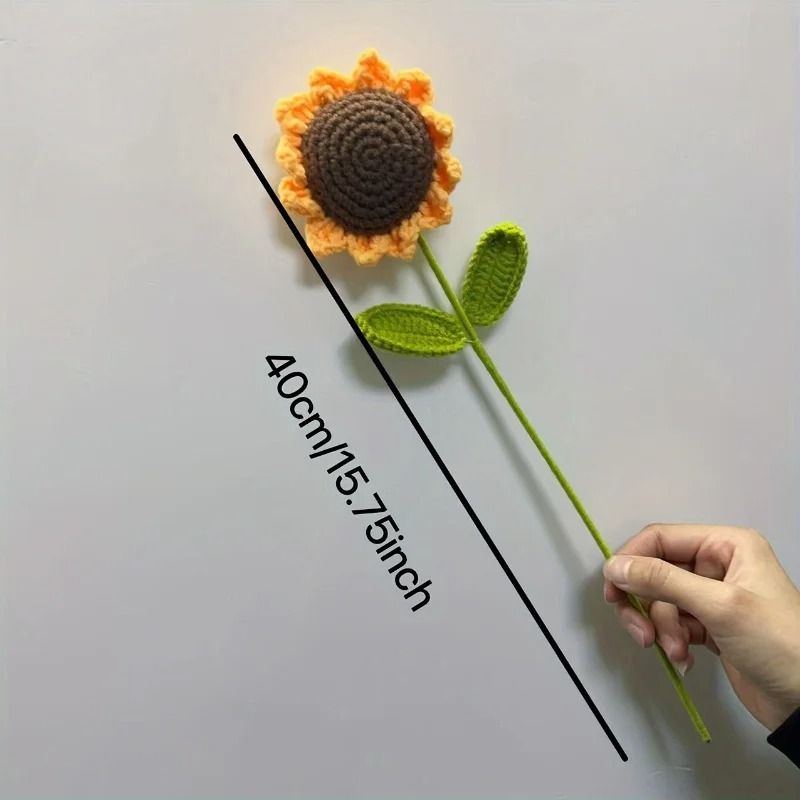 Handmade Sunflower Crochet Bouquet Perfect For Teacher Appreciation Mothers Day And Valentines Day 3