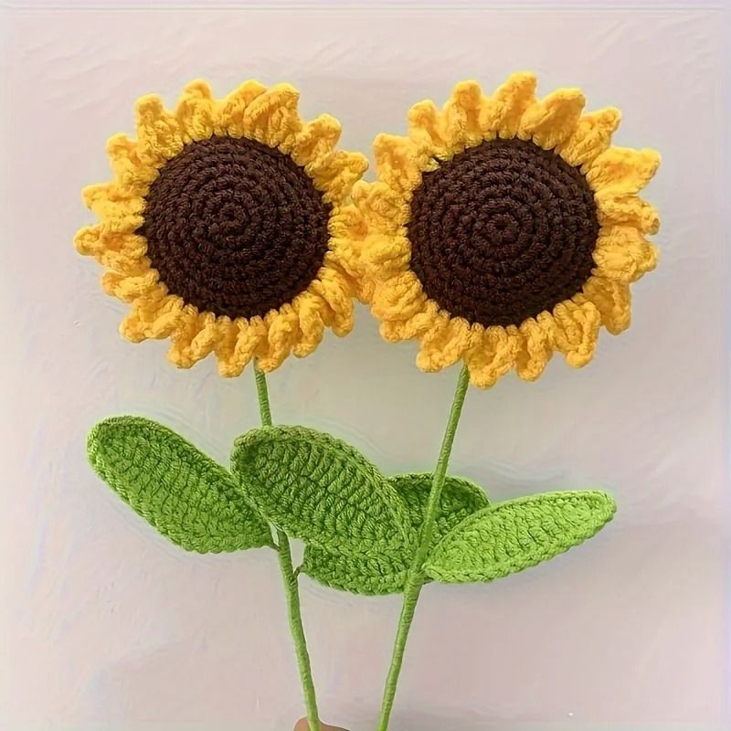 Handmade Sunflower Crochet Bouquet Perfect For Teacher Appreciation Mothers Day And Valentines Day 7