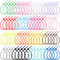 10PCS 21cm Colored Silicone Zip Ties Frog Shaped Selflocking Extendable Data Cable Coiler 1