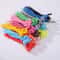 10PCS 21cm Colored Silicone Zip Ties Frog Shaped Selflocking Extendable Data Cable Coiler 4