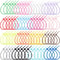 10PCS 21cm Colored Silicone Zip Ties Frog Shaped Selflocking Extendable Data Cable Coiler 5
