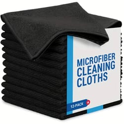 black microfiber kitchen cleaning cloths highly absorbent reusable polyester dish towels