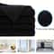 Black Microfiber Kitchen Cleaning Cloths Highly Absorbent Reusable Polyester Dish Towels 3