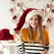 Handmade Santa Claus Hat Autumn And Winter Polyester Christmas Hat For Holiday Occasions 2