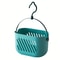 Durable Hanging Storage Basket Shower Organizer With Hooks For Bathroom And Kitchen Cleaning 7
