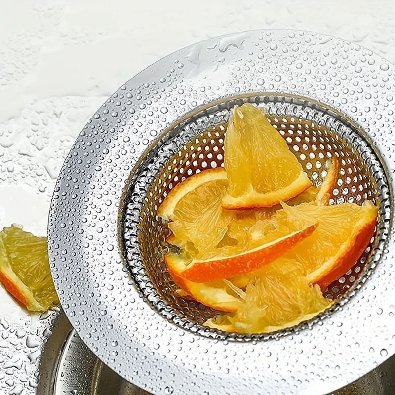 Stainless Steel Kitchen Sink Filter 45 Inch Diameter 304 Stainless Steel Drain Strainer For Kitchen 2