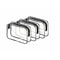 3Piece Transparent Travel Cosmetic Bag Set Zippered Toiletry Organizers MultiFunctional Portable S 4