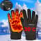 Mens Winter Outdoor Velvet AntiCold Gloves Sports Cycling Skiing Touch Screen Warm Gloves 0