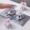 Fashionable Floral Toilet Flush Handle Essential Bathroom Accessory With Long Nail Friendly Design 0