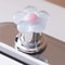 Fashionable Floral Toilet Flush Handle Essential Bathroom Accessory With Long Nail Friendly Design 1