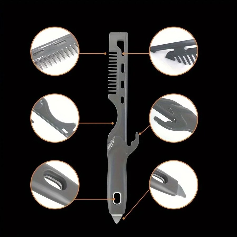 MultiFunctional Paint Mixer With Glove Hook Durable Plastic Scraper For Latex And WaterBased Paints 2