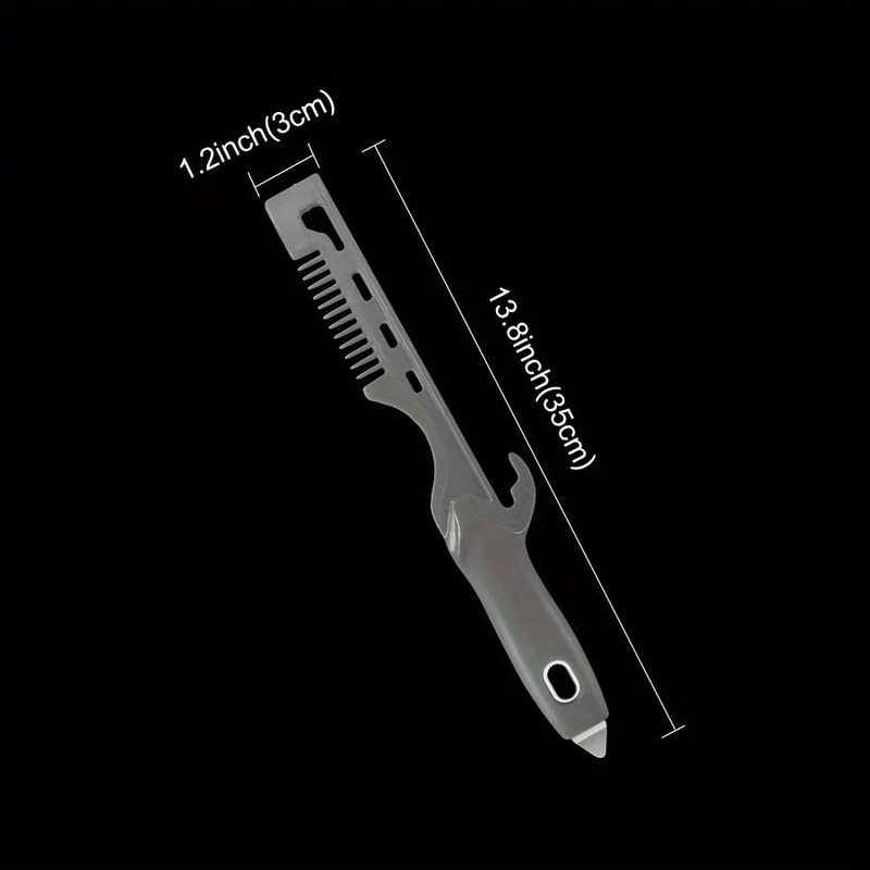 MultiFunctional Paint Mixer With Glove Hook Durable Plastic Scraper For Latex And WaterBased Paints 4