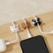 Cute Panda Animal Cable Clip And Charging Cable Holder With Protective Cover For Tables And Bedside 3