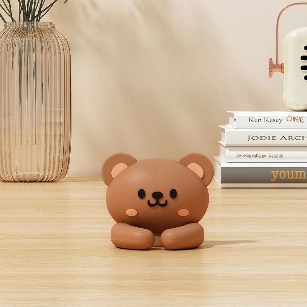 Cute Panda Animal Cable Clip And Charging Cable Holder With Protective Cover For Tables And Bedside 6