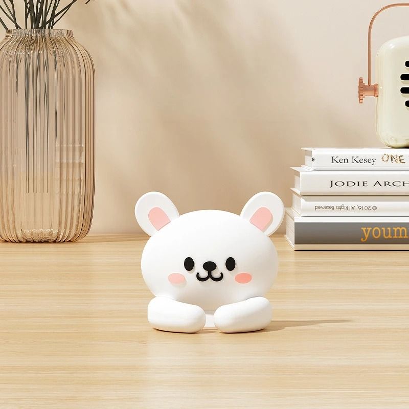 Cute Panda Animal Cable Clip And Charging Cable Holder With Protective Cover For Tables And Bedside 8