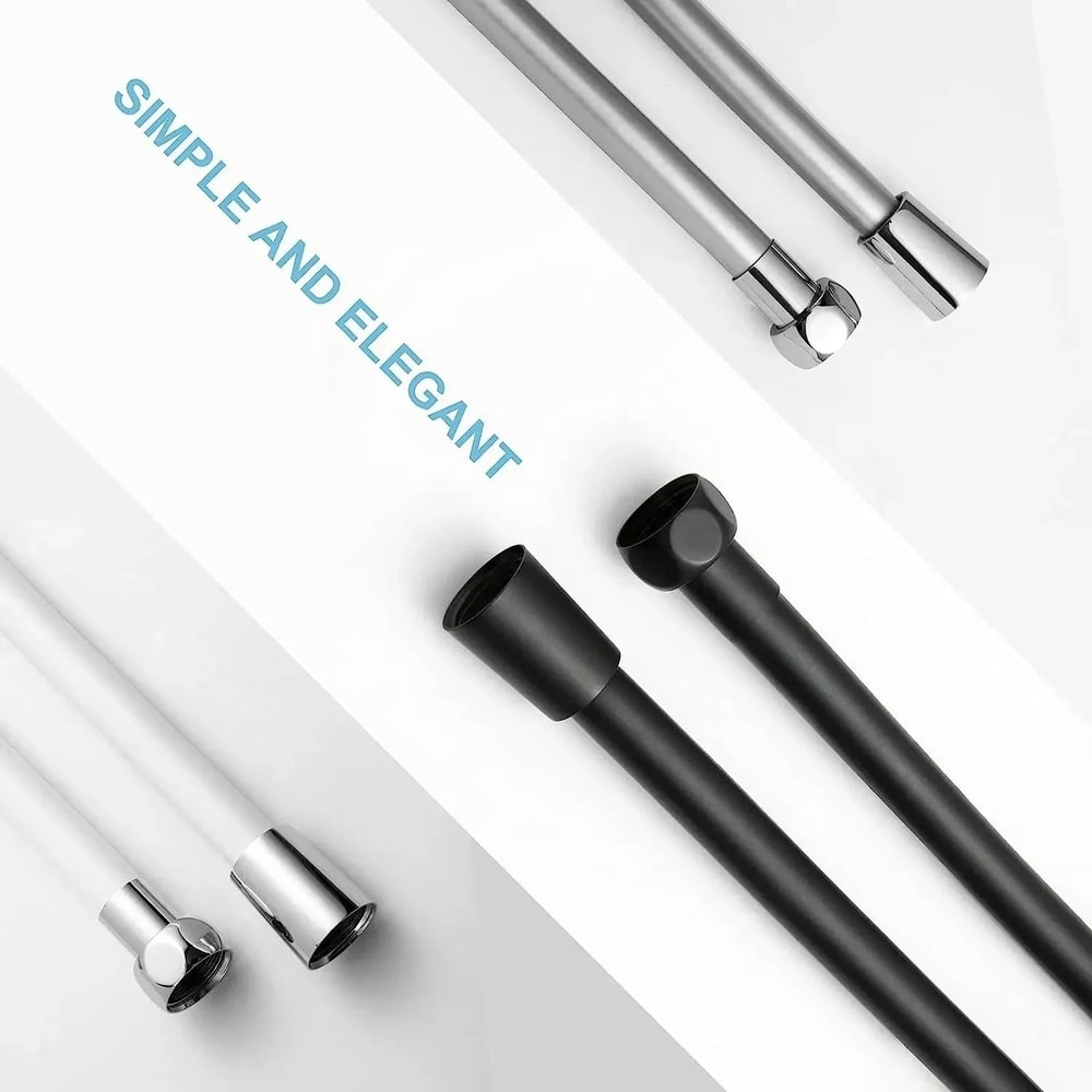 New PVC High Pressure Smooth Shower Hose Flexible AntiWinding Universal G12 Replacement For Handhel 5