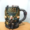 Retro 3D Resin Mug Ozzy Osbourne The Final Bow Ornament Stainless Steel Interior Coffee Cup For Hom 0