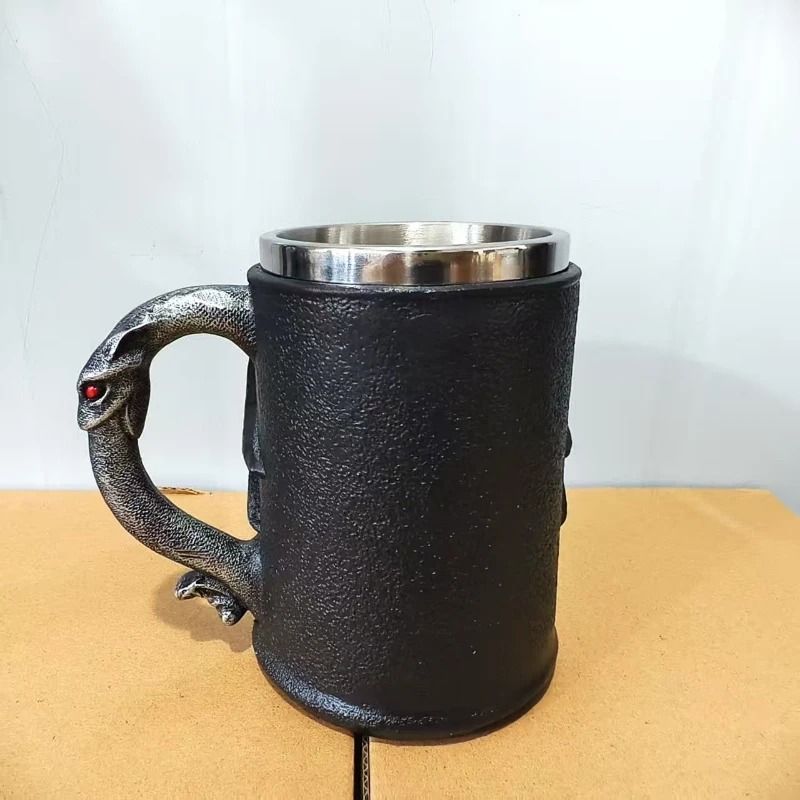 Retro 3D Resin Mug Ozzy Osbourne The Final Bow Ornament Stainless Steel Interior Coffee Cup For Hom 4