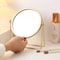 Retro Europe And America Metal Vanity Mirror Desktop Makeup Round Mirror Portable Household Rotatin 4