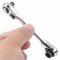 High Quality DoubleEnded Mini Ratchet Wrench Bit Handle Small Fly Socket Screwdriver Repair Tool Me 1