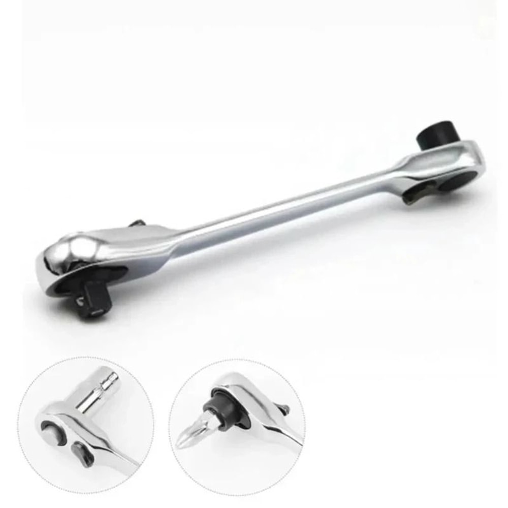 High Quality DoubleEnded Mini Ratchet Wrench Bit Handle Small Fly Socket Screwdriver Repair Tool Me 4