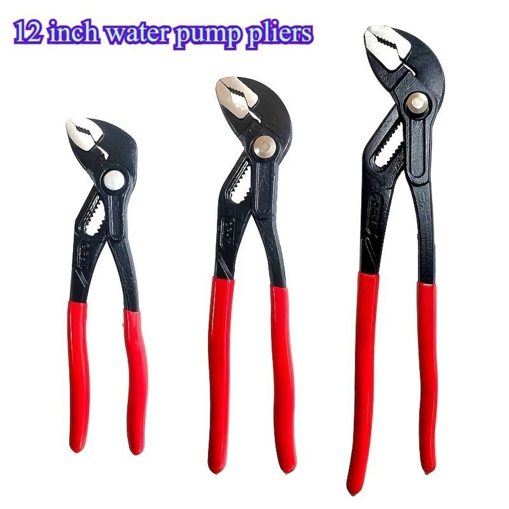High Quality Quick Adjustable Water Pipe Pliers Household Use 12 Inch Multifunctional Soft Grip Wat 0