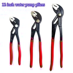 high quality quick adjustable water pipe pliers household use 12 inch multifunctional soft grip water pump pliers