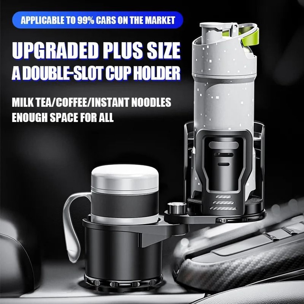 Multifunctional 2 In 1 Auto Car Seat Cup Holder Water Bottle Drink Coffee Adjustable Mount Stand Ca 0