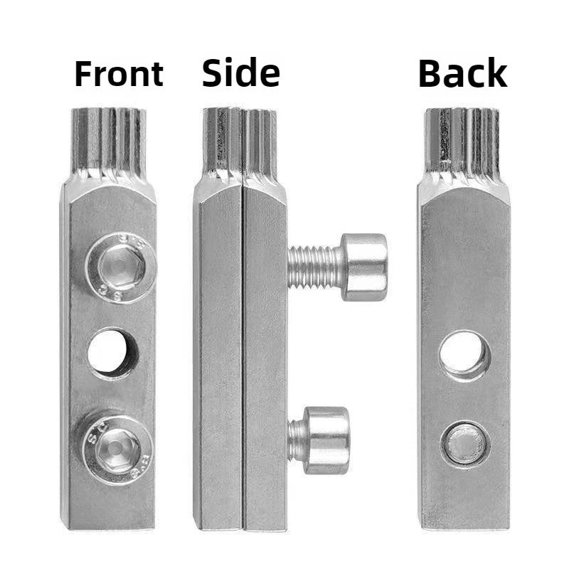 Universal 4 And 6 Point Faucet Angle Valve Broken Wire Extractor Set With LKey For Reverse Water Pi 3