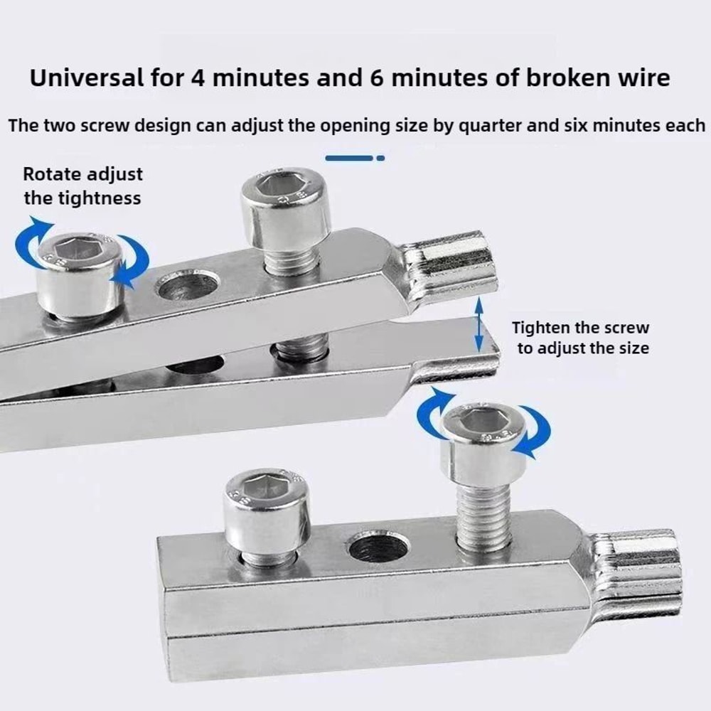 Universal 4 And 6 Point Faucet Angle Valve Broken Wire Extractor Set With LKey For Reverse Water Pi 4