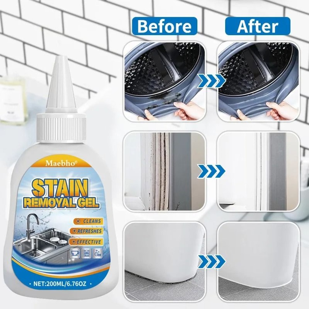 Washing Machine Refrigerator Rubber Ring Mold Stain Remover Mildew Cleaning Gel For Household Walls 3