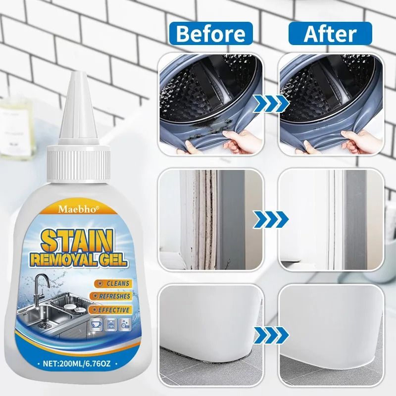 Washing Machine Refrigerator Rubber Ring Mold Stain Remover Mildew Cleaning Gel For Household Walls 3