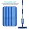 Microfiber Mop Cloth Blue Striped Replacement Mop Head Reusable Plate Pasting Clean Mop Pads For Bo 3