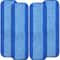 Microfiber Mop Cloth Blue Striped Replacement Mop Head Reusable Plate Pasting Clean Mop Pads For Bo 5